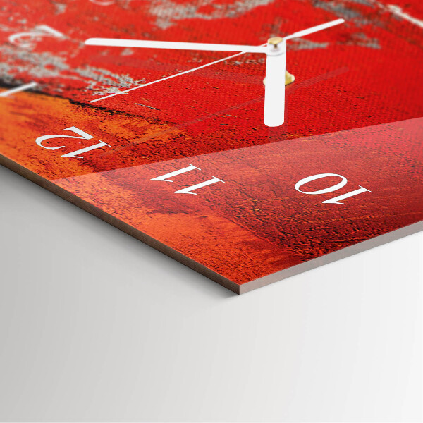 Horloge rectangulaire verticale Mur
