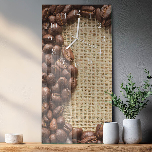 Horloge rectangulaire verticale pouf
