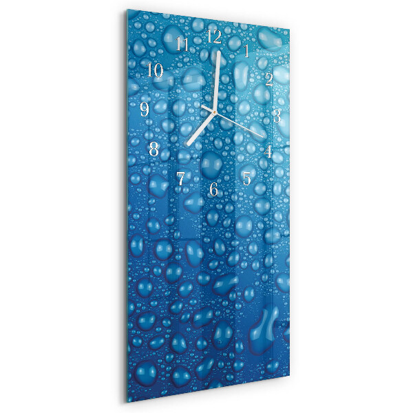 Horloge rectangulaire verticale Goutte d'eau