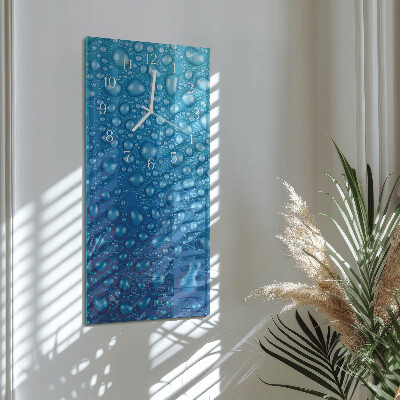 Horloge rectangulaire verticale Goutte d'eau