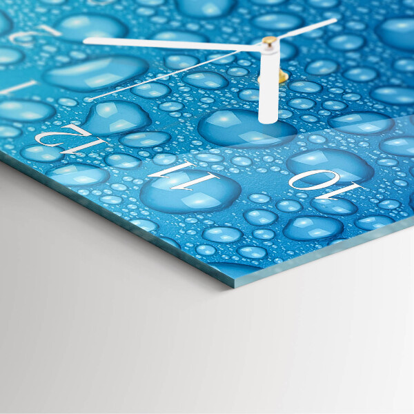 Horloge rectangulaire verticale Goutte d'eau