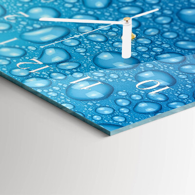 Horloge rectangulaire verticale Goutte d'eau