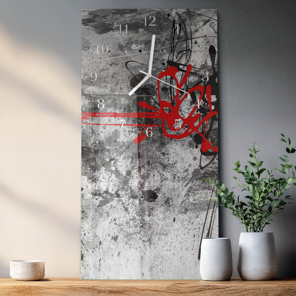 Horloge rectangulaire verticale Morceau