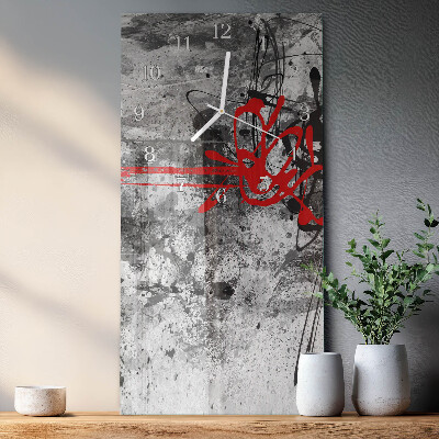 Horloge rectangulaire verticale Morceau