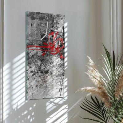 Horloge rectangulaire verticale Morceau