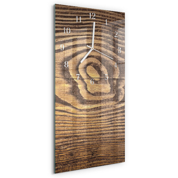 Horloge rectangulaire verticale Bois