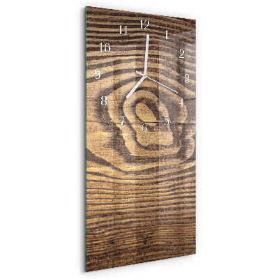 Horloge rectangulaire verticale Bois
