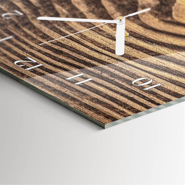 Horloge rectangulaire verticale Bois