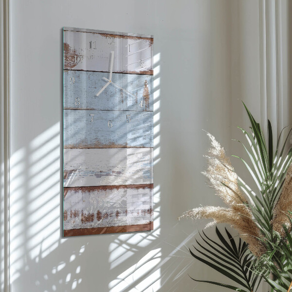 Horloge rectangulaire verticale Mur