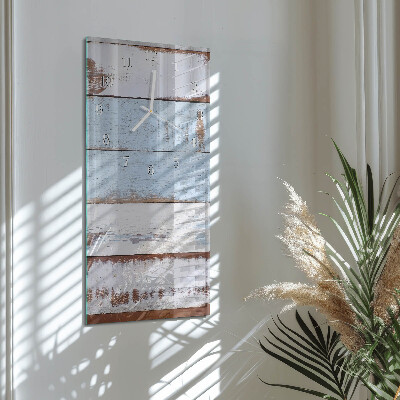 Horloge rectangulaire verticale Mur