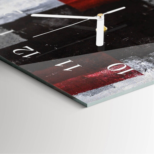 Horloge rectangulaire verticale Abstraction