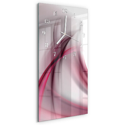 Horloge rectangulaire verticale Abstraction