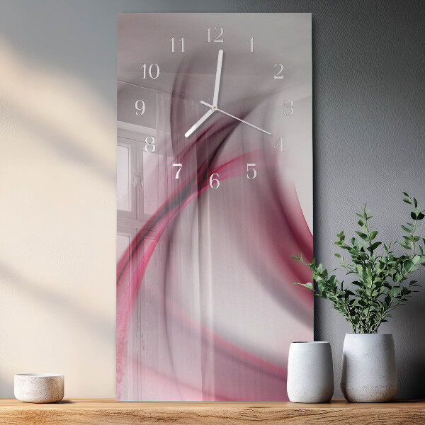 Horloge rectangulaire verticale Abstraction