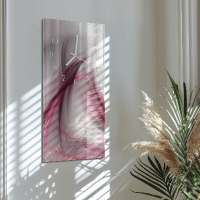Horloge rectangulaire verticale Abstraction