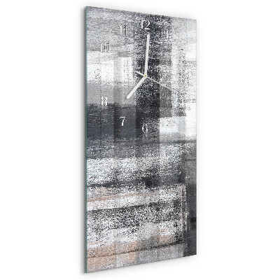 Horloge rectangulaire verticale Contraste