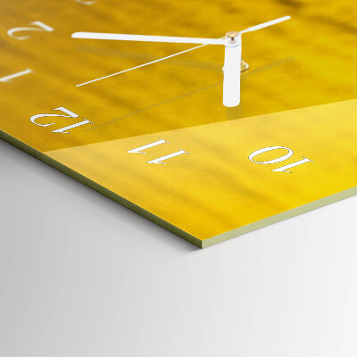 Horloge rectangulaire verticale Champ de fleurs