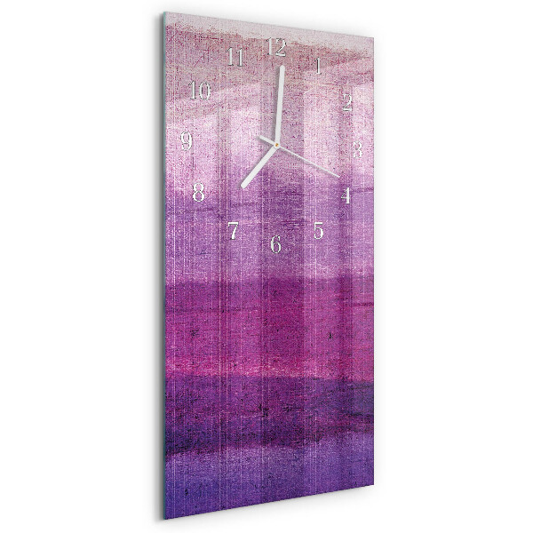 Horloge rectangulaire verticale Toile
