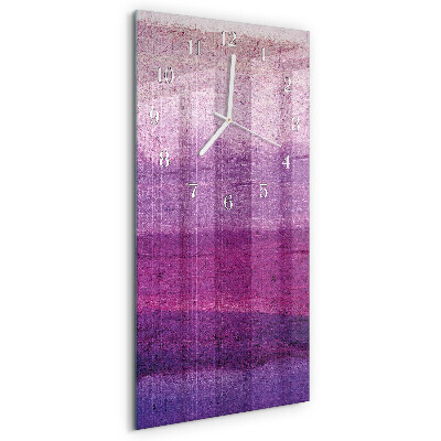Horloge rectangulaire verticale Toile
