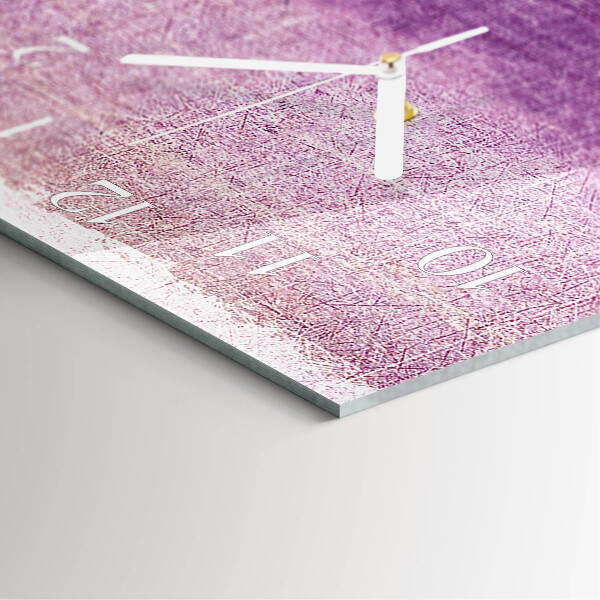 Horloge rectangulaire verticale Toile