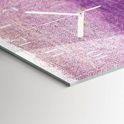 Horloge rectangulaire verticale Toile