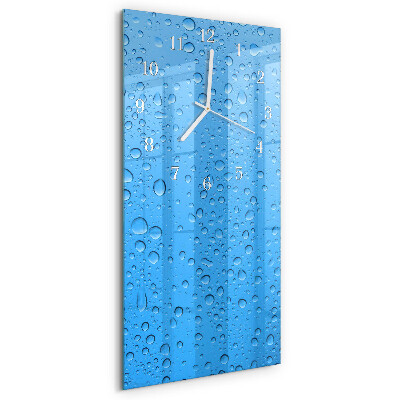 Horloge rectangulaire verticale Goutte d'eau