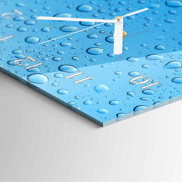 Horloge rectangulaire verticale Goutte d'eau