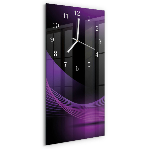 Horloge rectangulaire verticale Abstraction