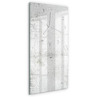 Horloge rectangulaire verticale Mur