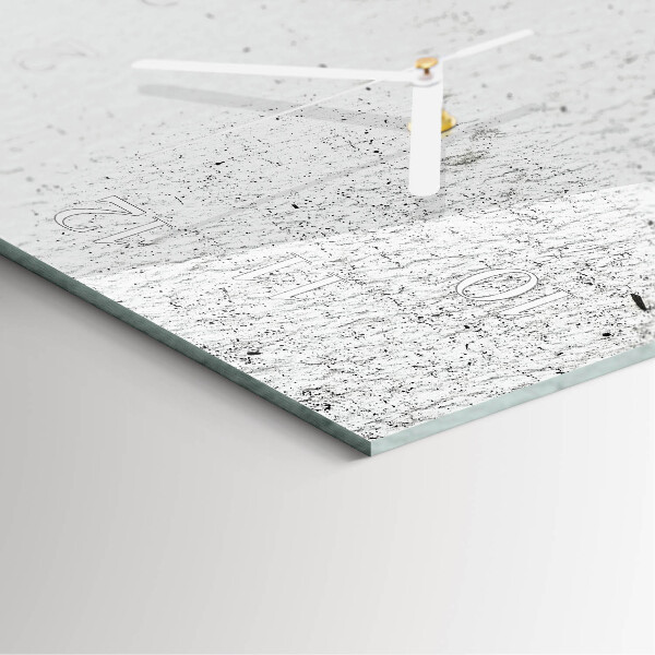 Horloge rectangulaire verticale Mur