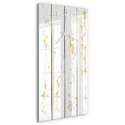 Horloge rectangulaire verticale Plancher en bois