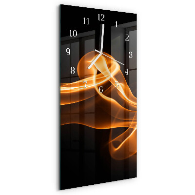 Horloge rectangulaire verticale Abstraction