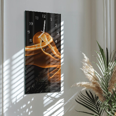 Horloge rectangulaire verticale Abstraction