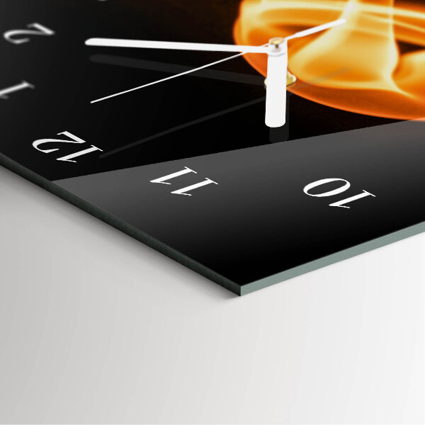 Horloge rectangulaire verticale Abstraction