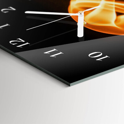 Horloge rectangulaire verticale Abstraction