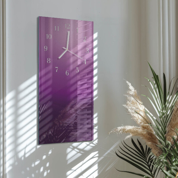 Horloge rectangulaire verticale Matériel