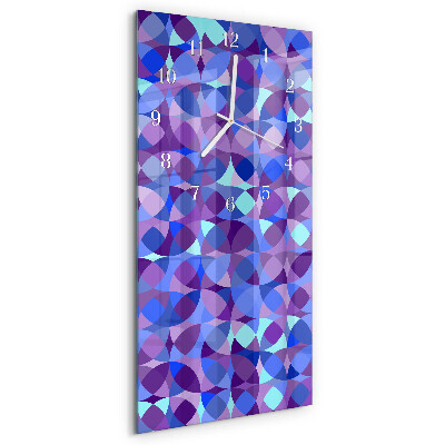 Horloge rectangulaire verticale Roues