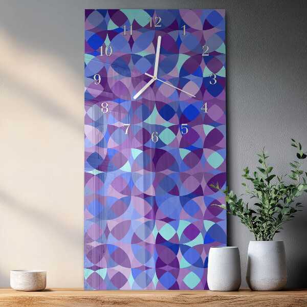 Horloge rectangulaire verticale Roues