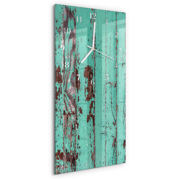 Horloge rectangulaire verticale Mur en bois