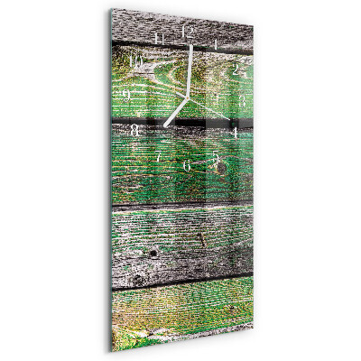 Horloge rectangulaire verticale Planches de bois