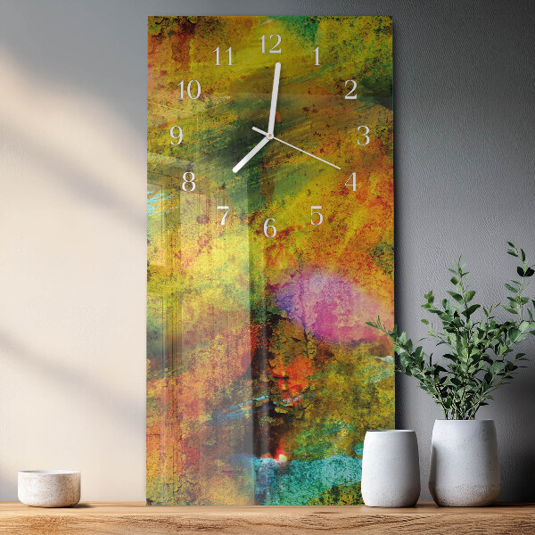 Horloge rectangulaire verticale Chaos