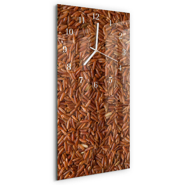 Horloge rectangulaire verticale Riz
