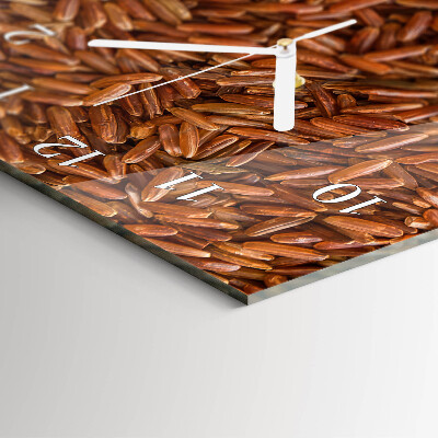 Horloge rectangulaire verticale Riz