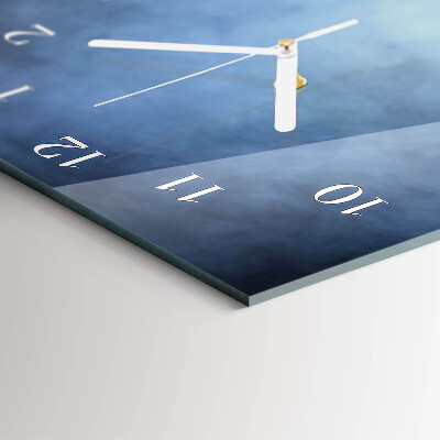 Horloge rectangulaire verticale Fumée