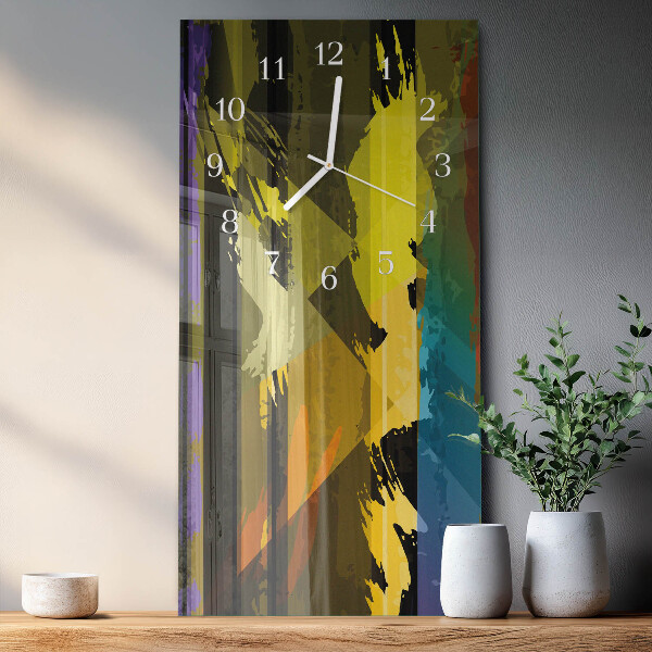 Horloge rectangulaire verticale Morceau