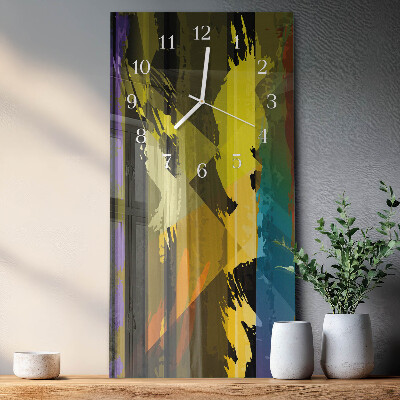 Horloge rectangulaire verticale Morceau