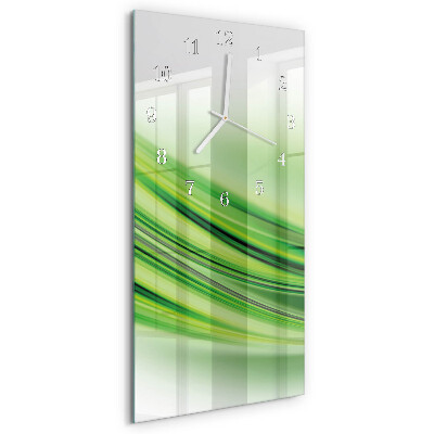 Horloge rectangulaire verticale Art abstrait
