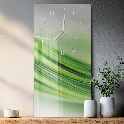 Horloge rectangulaire verticale Art abstrait