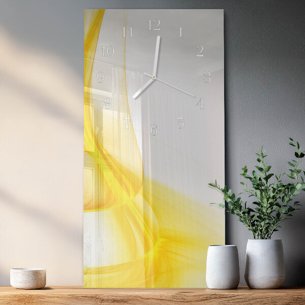 Horloge rectangulaire verticale Abstraction