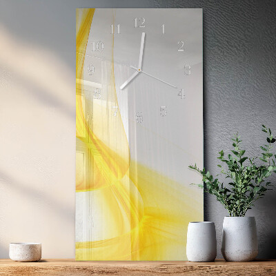 Horloge rectangulaire verticale Abstraction