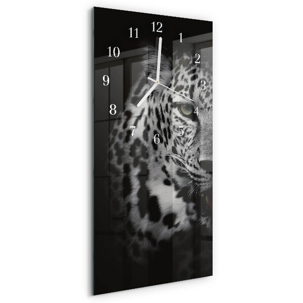 Horloge rectangulaire verticale Tigre